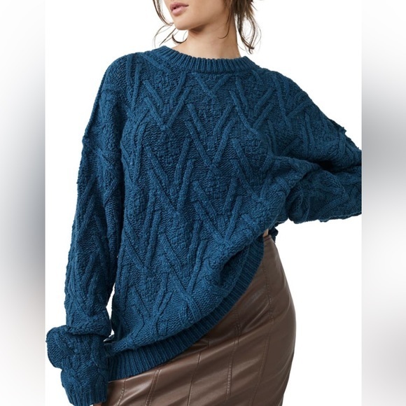 Free People Sweaters - Free People Isla Cable Stitch Tunic Sweater
